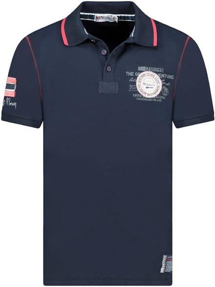 Geographical Norway Expedition Polo Kilsvik Navy - M