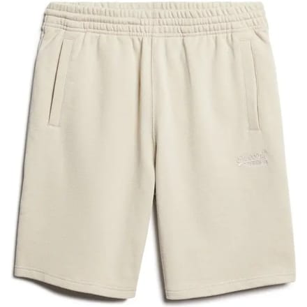 Superdry Essential Logo Jersey Shorts Beige Grootte: L