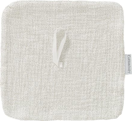 Cottonbaby - Speendoekje - Cottonsoft - Sparkle - Wit/Taupe