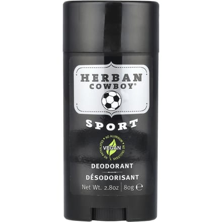 Herban Cowboy, Déodorant, Sport, 80 g (2,8 onces) gray