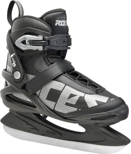 Roces - Icy 5 IJshockeyschaatsen - Heren - Zwart/zilver - 43