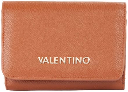 VALENTINO portemonnee Delia Re Wallet With Flap Cuoio bruine