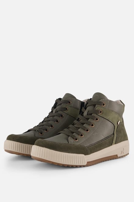 Rieker Veterboots groen Synthetisch - Maat 36
