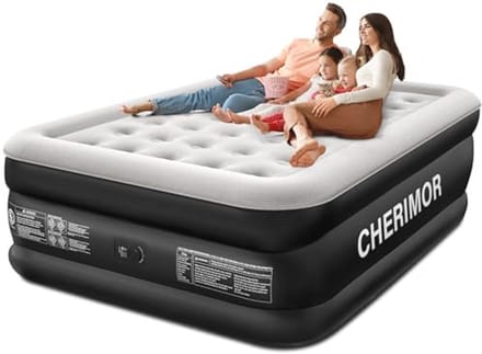 Luchtmatras Queen met Ingebouwde Pomp 18-Inch - Comfortabel & Draagbaar
