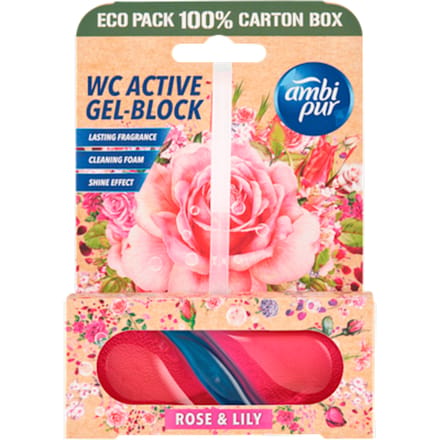 Toiletblok Tri-Gel rose and lily