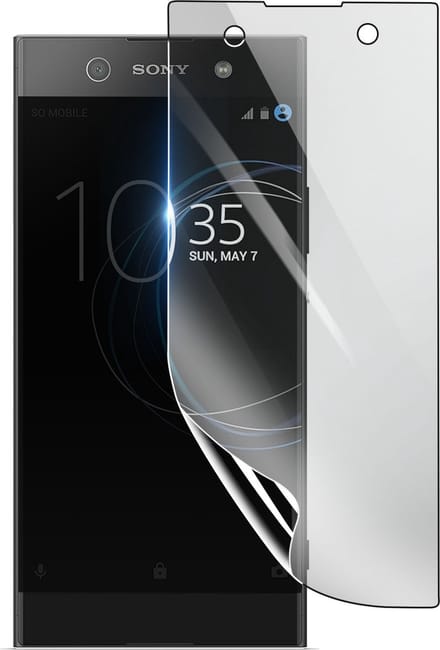 3mk, Geschikt voor Sony Xperia XA1 Ultra, Schokbestendige Hydrogel Screenprotector, Transparant