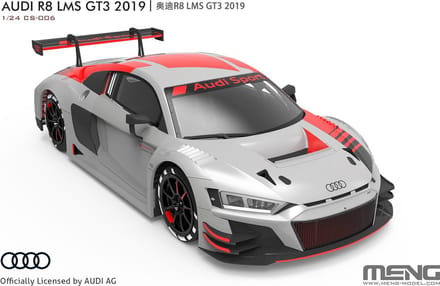 Meng Model Modelbouwpakket Auto - MENG CS006 AUDI R8 LMS GT3 2019 Plastic - 1:24 - Modelbouw