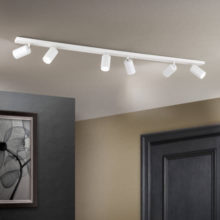 ORION Plafondspot Sean 6-lamps, wit