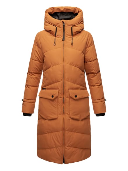 Marikoo Tomomii dames winterjas – lang, warm & met capuchon