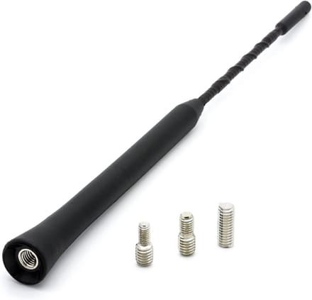 Dakantenne Auto - Korte Antenne - Radio Ontvangst - Glasvezel Constructie - 23cm Lengte - Zwart