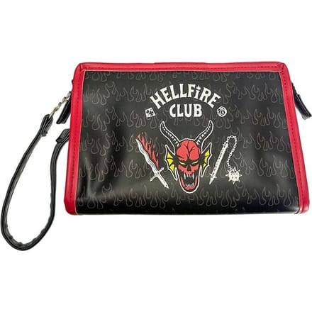 Stranger Things Hellfire Club Unisex Toilettas - zwart/wit/rood - Standard