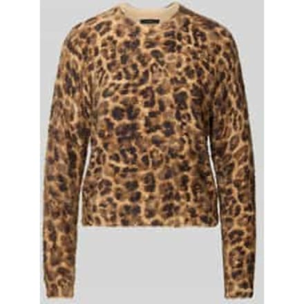 Gebreide pullover met ribboorden