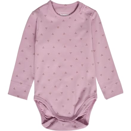 Hummel kinderbody met lange mouwen Hmlmini Bee Aop L/S 230320