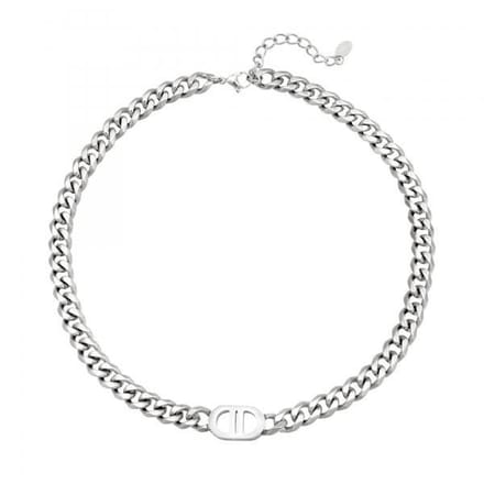 Ketting The Good Life - Ketting DD - Yehwang - Schakelketting - One size - Zilver