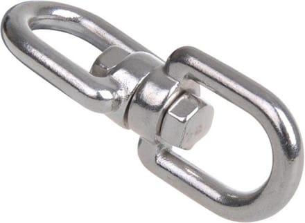 Seilflechter Wartelsluiting - 8 mm - A4 RVS AISI 316 - Oog/Oog - 2500 daN