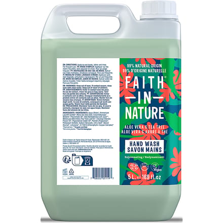 Faith in Nature Handzeep Aloë Vera & Tea - 5L