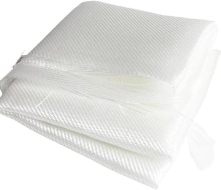 Glasvezelmat - Composiet Doek - Industriële Toepassingen - Sterke Compressieweerstand - 1x1 Meter - Wit