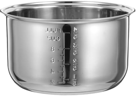 Solidchoice - Universele RVS Binnenpan voor Rijstkoker, 4 Liter