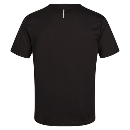 Regatta Heren Pro Reflecterend Vochtafvoerend T-shirt (Zwart)