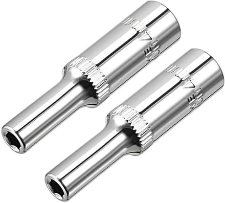 Dailygoods- Diepe Socket 4mm - Steeksleutelset - Chroom-vanadiumstaal
