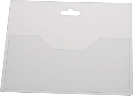 Transparante Open Kaarthouder voor Kaarten 90x60mm - 24 Stuks