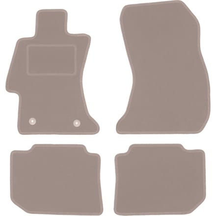 Beige velours matten voor: Subaru Outback V stationwagen (2014-)