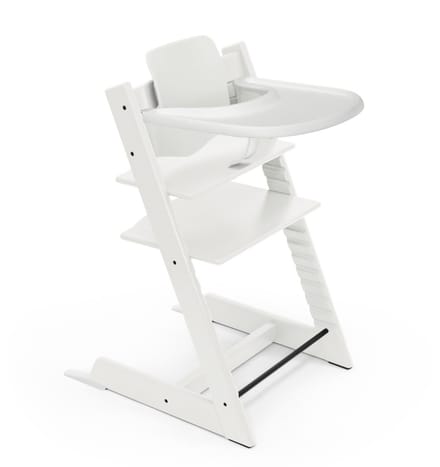 Stokke® Tripp Trapp® Bundle Stoel + Babyset + Tray | White