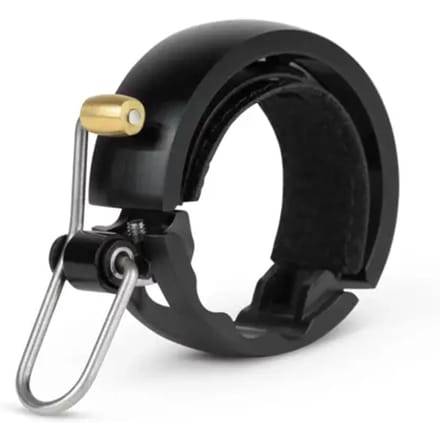 Knog Oi Luxe Large fietsbel - CNC gefreesd aluminium - zwart
