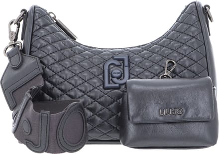 LIU JO Handtas Schoudertas Achala ESC Hobo Anthracite Donkergrijs