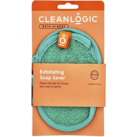 CleanLogic, Bain et Corps, Savon Exfoliant Économiseur, 1 Pièce blue