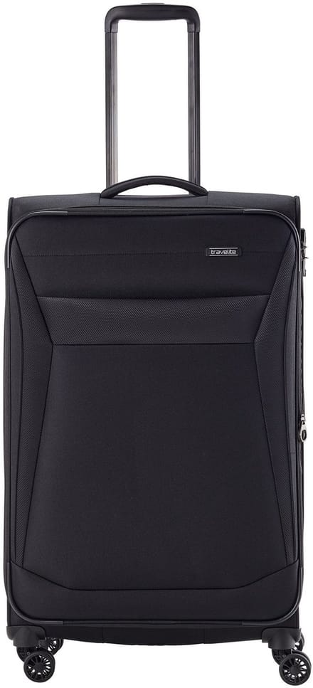 travelite Chios 4W Trolley Black Zwart 78cm
