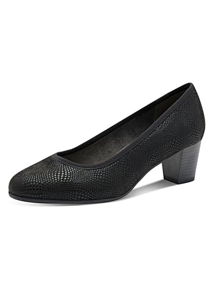 Jana Dames Pump - 22476-008 Zwart - Wijdte H - Maat 37