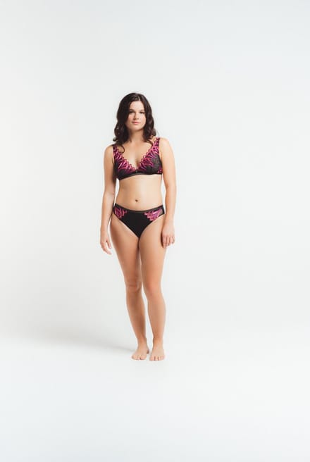 Louisa Bracq - Virtual Sunset Bralette - maat 38 - Meerkleurig/Zwart