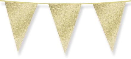 Glitter flags 20 x 30cm - Gold