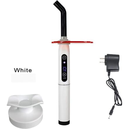 Rainbow LED-uithardingslicht draadloze Cure Dental Light Cure-machine EU plug wit