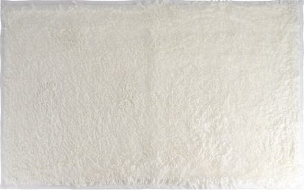 Tendance Badmat microfiber - hoogpolig - wit - 50x80 cm - absorberend - badkamer - antislip