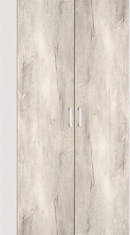 B Bright Draaideurkast Compact - 152 x 215 x 58,5 cm - wit