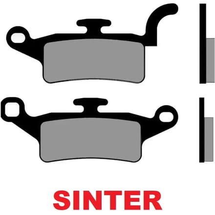 Gesinterde motorfiets remblokken Brenta
