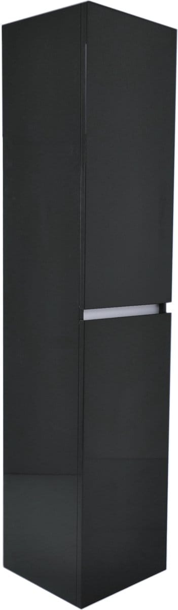 Wiesbaden Vision Kolomkast 2 Deuren 160 x 35 x 35 cm - Hoogglans Grijs