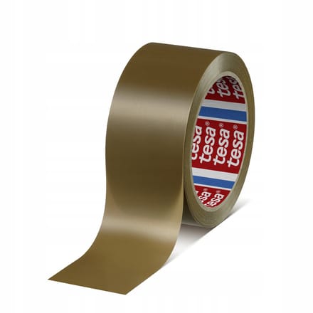 Tesa 04120 Verpakkingstape - PVC - Bruin - 50mm x 66m