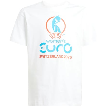 Kinder-T-shirt adidas Official Emblem Euro 2025