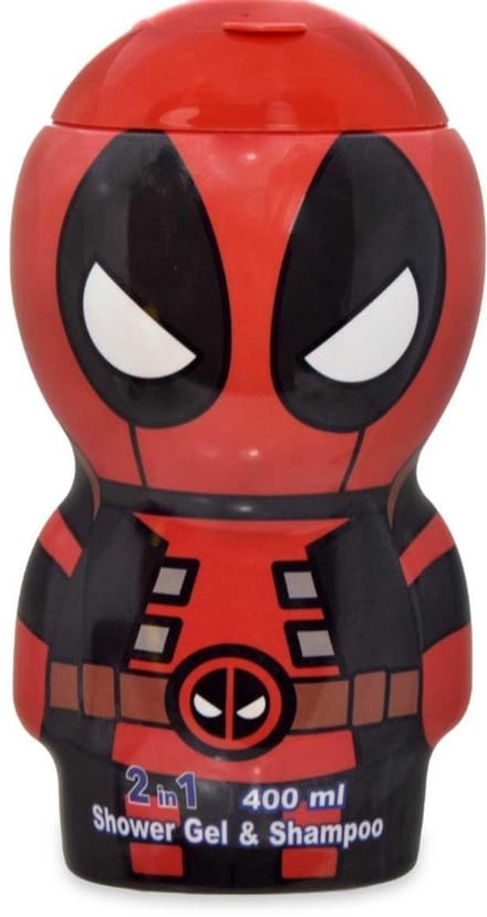 AIR-VAL Deadpool 2d douchegel & shampoo 400 ml - Marvel