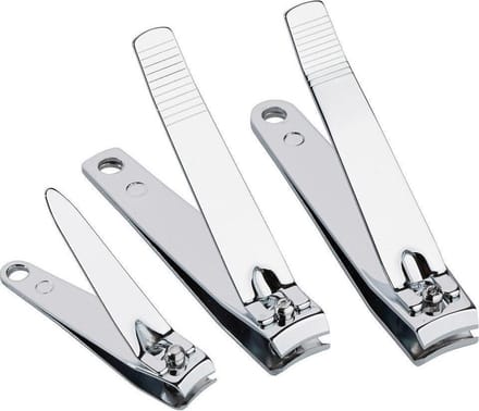 Nagelknipper RVS - 3 stuks