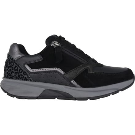 Gabor rollingsoft sensitive 76.878.67 - dames rollende wandelsneaker - Zwart - maat 38 (EU) 5 (UK)