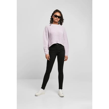 Urban Classics - Wide Oversize Sweater/trui - M - Paars