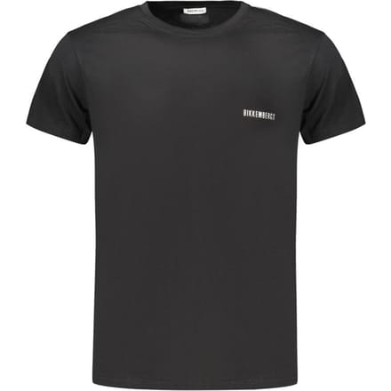 Bikkembergs Zwarte Katoenen Heren T-Shirt
