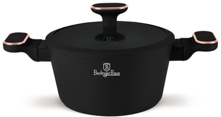 BerlingerHaus Koekenpan met Deksel 20cm Black Rose Collectie