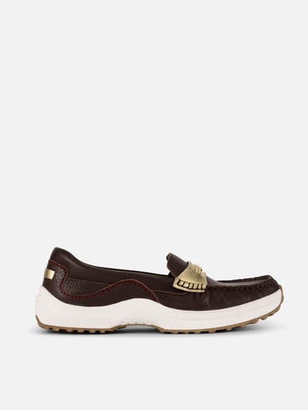 ZOO Adventure - Mia - Dames - Mocassins – Espresso - Maat 37