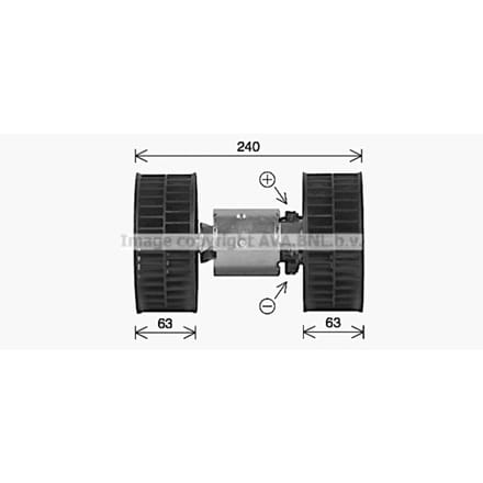 Interieurventilator AVA COOLING BW8612