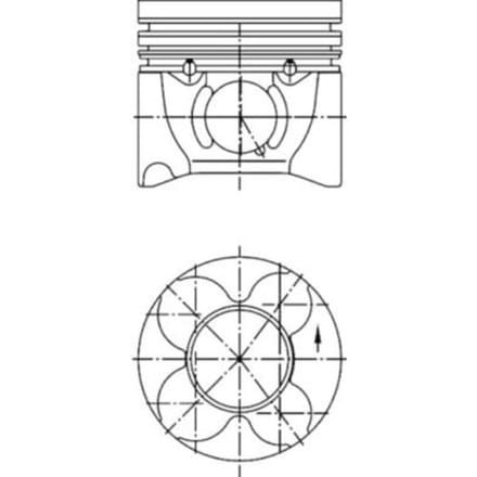 Zuiger KOLBENSCHMIDT 40 406 610